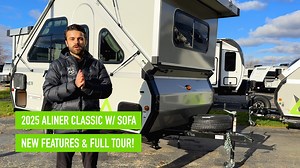 Looking for an A-frame style camper? We filmed some product walk-around tours so you can learn more about the Aliner Camper line and if they are the right camper for you! These are available at both Grand Rapids and Newaygo Veurink's RV Center locations. Parker has a tour of the Aliner Classic Sofa Bed layout, sitting at 15' and around 1,725lbs. in weight. Tune in and make sure to keep your eyes on our youtube channel for more videos! Call or Text Parker: 231.974.3325 | www.veurinksrv.com | Veur
