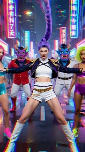 wicked Rumi K Pop Demon Hunters demons Link👆4 my New Music Video #pop #darkpop #fyp #gothic #cosplay