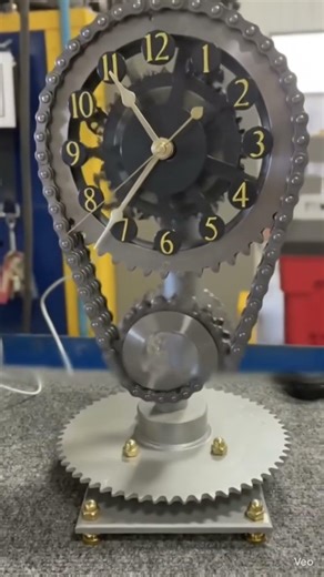 Timing Chain Clock ⏱️ | Smooth Motion Like Clock Hand | Satisfying Mechanical Art