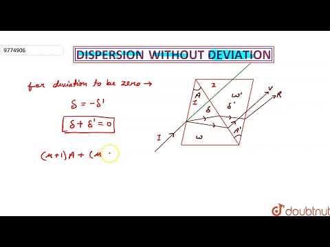 DISPERSION WITHOUT DEVIATION