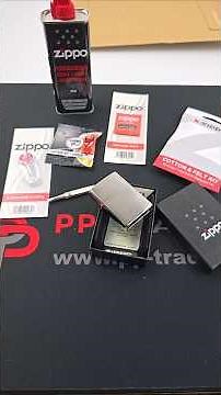 Zippo komplettes Erstausstattungs-Set #1 mit Feuerzeug: Chrome gebürstet #unboxing #zippo