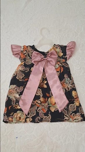 Newborn Baby Girl Frock Cutting & Stitching Step by Step | Very Easy Baby Dress Tutorial