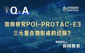 你问我答：PROTAC系列（五）如何研究POI-PROTAC-E3三元复合物形成的过程？
