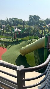 📣Attention playground lovers!📣 Madison Avenue Central Park in Derby, Kansas is a must see and one of our favorite playgrounds for all ages! Madison Avenue Central Park 📍 722 N Derby Ave With a splash pad, unique climbing features including playground equipment, ropes, and artificial turf hills, this playground is sure to please all ages! Plus, plenty of shade for parents to relax and watch the kids play 😎 And because we do get asked often, there is a public restroom. Just a 20-25 minute driv