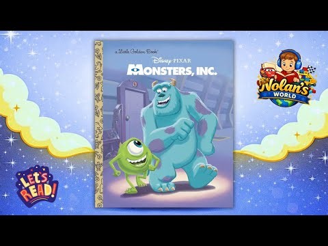 Monsters Inc Read Aloud, Disney Pixar Little Golden Book Storytime