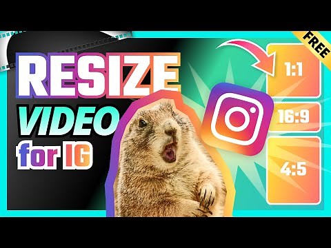 How to Resize Videos for Instagram (FREE & No Watermark)