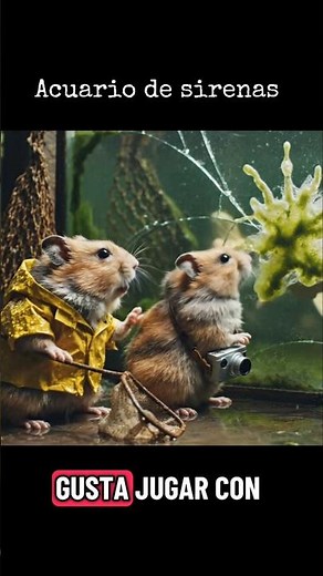 El acuario de las sirenas #hamsters #humor #peliculas #memes #comedy #comedia #comida #mermaid
