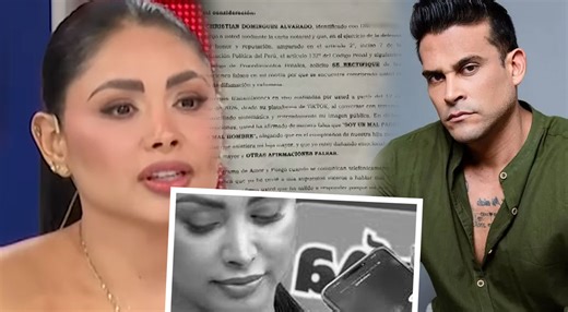 Pamela Franco tiene FUERTE discusión con Christian Domínguez en camerinos al enterarse de CARTA NOTARIAL: "No te tengo miedo"