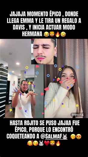 Jajaja @Davisflow🦁♾️👑 ACTIVANDO MODO HERMANA 🤣🦁♥️🔥🐰🤣🤣🤣 amamos tus ocurrencias Supuuuuuu @Salma F🐰 y la reacción de Salma 😂😂🐰♥️🦁 #parati #fyp #viral #davisflow #salma