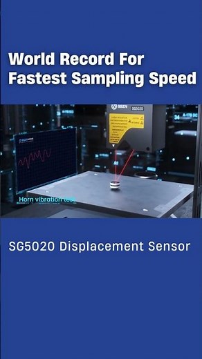 World Record for Fastest Sampling Speed | 590kHz Laser Displacement Sensor