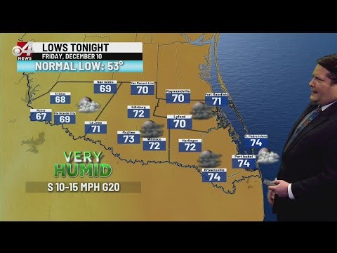 CBS 4 Weather at 10 December 9, 2021