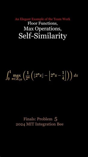 The Hidden Recursion Inside an MIT Finals Integral: The Self-Similarity Trick