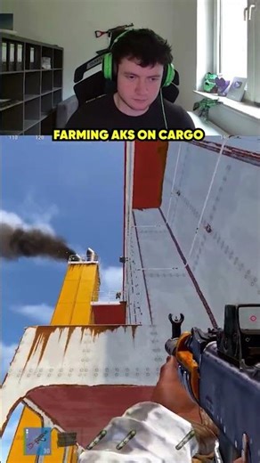 FARMIKNG AKs on CARGO 😭🙏 #oilrats #rust #shorts