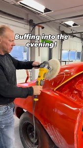 No substitute for labor! The hard work gets results! This is a process that just takes time. This is the first buff step of many! Assembly starts tomorrow! Things are about ready to get interesting.😂😂😂#classic #restoration #familyowned | Mr. Auto Body