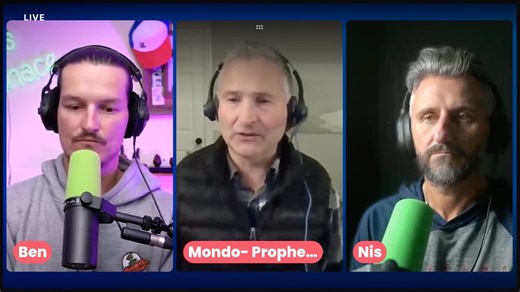 7.8K views · 206 reactions | Mondo recently was a guest on @BennisTheMenacePod for a 3hr live conversation that covered a myriad of subjects. WATCH THE FULL 3HR DISCUSSION: https://www.youtube.com/watch?v=IbFYYIYFzvg | Prophecy Watchers | Facebook