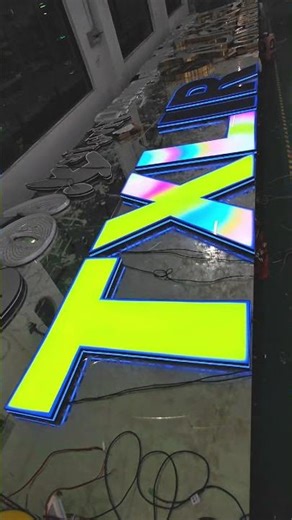 A sign-making process that took three years