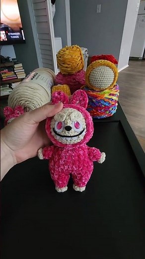 Put together this Labubu "Crobubu" Amigurimi plushy