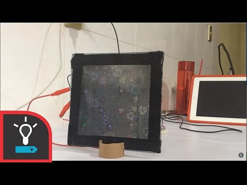 Homemade Electrostatic Speaker Magnet-less [DIY]