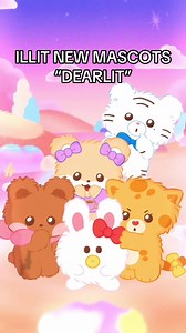 ILLIT JUST REVEALED THE NAMES OF THEIR MASCOTS ‘DEARLIT’!!! THEY ARE SO CUTE!!!!! #illit #dearlit #wonhee #sakaimoka #iroha
