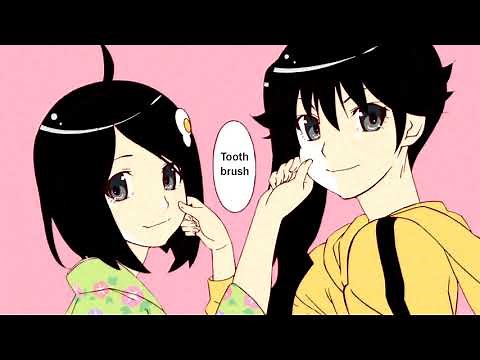 Tsukihi & Karen (Toothbrush Episode) - Nisemonogatari Audio Commentary [English Sub]