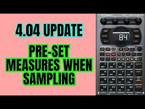 Roland SP 404 MK2 Update 4.04 : Pre-Set Measures When Sampling