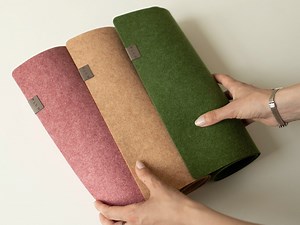 Desk Mat, Felt Desk Pad, Coworker Christmas Gift or Employee Gift, Custom Desk Pad, Green Desk Mat, Keyboard Mat - Etsy