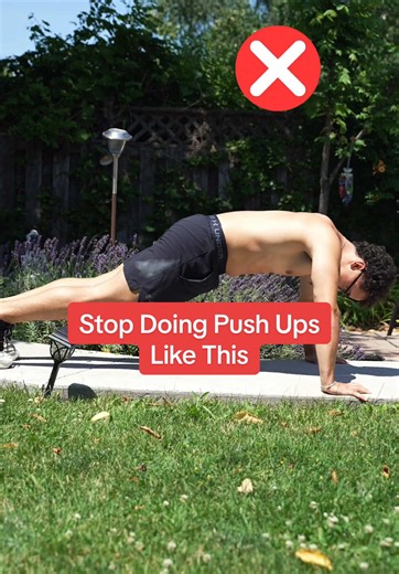 Stop doing push ups likes this #pushups #habits #workout #fyp | push ups