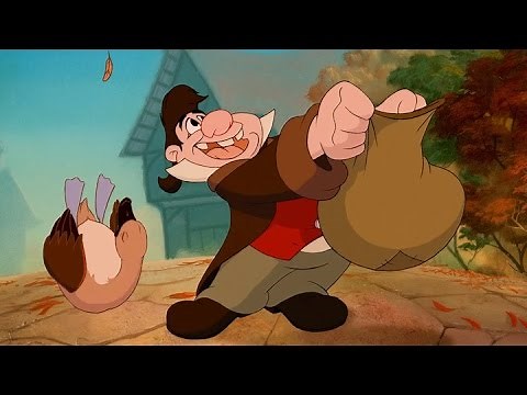 (Slow Motion) The first appearance of LeFou - "Beauty and the Beast" (1991)