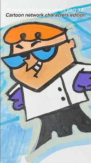 Drawing Dexter from Dexter’s Laboratory! 🧪- Drawing art series part 32