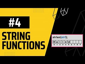 String Functions in C Programming | strcat(), strcpy(), strcmp(), strlen() | CodeSurfer
