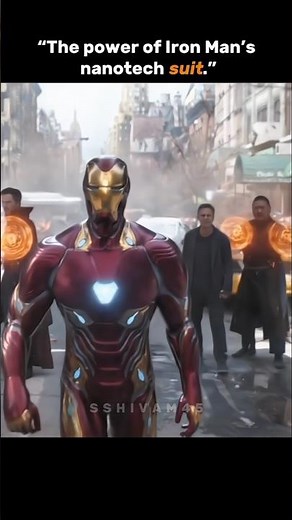 Iron Man’s Most Powerful Fight Scene | Nano Tech Suit Unleashed 💥