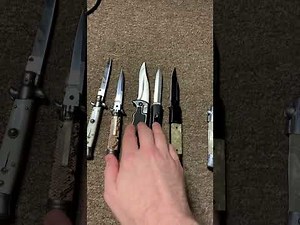 Switchblades vs Spring Assist Knives vs Gravity Knives vs Butterfly Knives