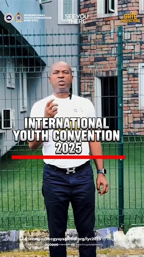 2K views · 111 reactions | Pastor Omininite Soberekon, PICR RCCG Region 35, is calling YOU to be part of history! The International Youth Convention 2025 is a gathering to empower us to be Gate Protectors! Join us Sept 29 – Oct 3, 2025 at the Redemption City for a life transforming time in God’s presence. Visit https://rccgyayaglobal.org/iyc2025 to register now. #RCCGIYC2025 #GateProtectors #RCCGYAYAGlobal | RCCG Youth and Young Adults | Facebook