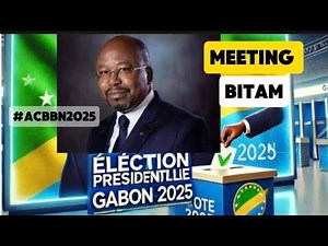 Meeting à Bitam du candidat Alain-Claude Bilie-By-Nze 🔥🔥💥