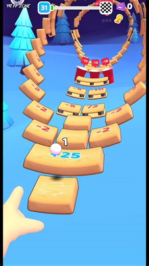 YR FF ZONE on Instagram: "Count and Bounce – Level 31 | Satisfying Mobile Gameplay. Welcome back to YR FF ZONE! 🎮✨ In today’s video, watch as we complete Level 31 of the addictive game Count and Bounce. Guide the bouncing balls through number gates, watch them split into more balls, and collect as many as possible to reach the finish. It’s a perfect mix of strategy, quick thinking, and oddly satisfying visuals! Level 31 features: ✅ Clever use of number multipliers ✅ Smooth ball bouncing and spl