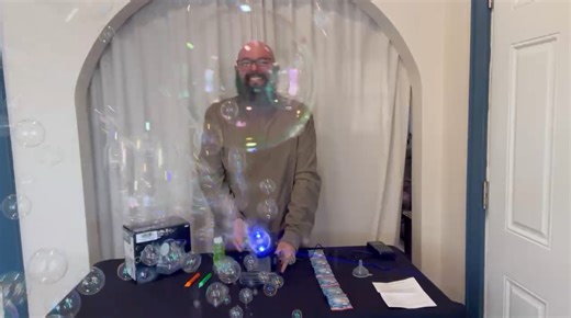 Watch Have so much fun at any party with this bubble machine on Amazon Live