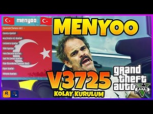 🎮 MENYOO GTA V V3725 EASY INSTALLATION HOW TO INSTALL GTA 5 MENYOO TURKISH PATCH? | #GTAV #V3725