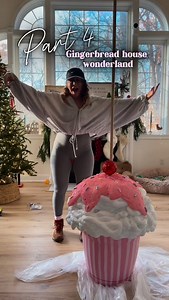 17K views · 587 reactions | GIANT STACKING CUPCAKES療✨ I’ll be adding two more above this large cupcake base. & sorry not edible  #christmas #christmasdecor #diychristmas #holidaymagic #christmascountdown #diycrafts #gingerbreadhouse #christmasdiy #giantcupcake | Stefi | Facebook