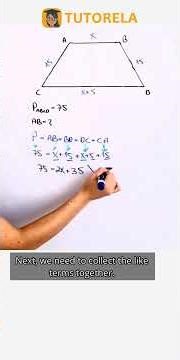 Solving for X: Trapezoid Perimeter Puzzle! #Math #TrapezoidForNinthGrade #IsoscelesTrapezoids