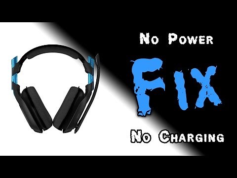 Astro A50 Gen 3 & 4 HOW TO Fix No Power No Charging Issue. Hard Reset!