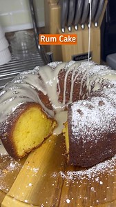 This easy Rum Cake is going to be a HIT at your next BBQ, or dinner! Ingredients listed in the first comment! #bigmamacooks #rumcake | A Taste of Michelle