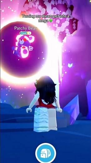 Turning my adopt me dream pet into a mega 💚 | #adoptme #adoptmedreampet #roblox