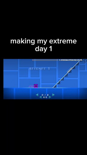 Creating My Own Extreme Geometry Dash Level