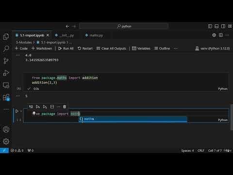 Concept of Import Modules And Packages In Python