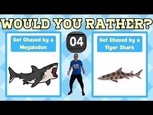 Would You Rather? | SHARKS Edition | Educational Brain Break Exercise for Kids