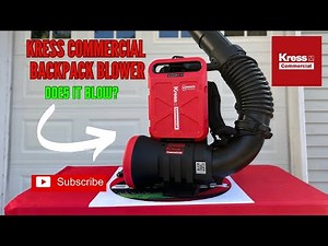 Kress Commercial 60V Blower Unboxing/Demo KC500.9 ‪@kressnorthamerica‬