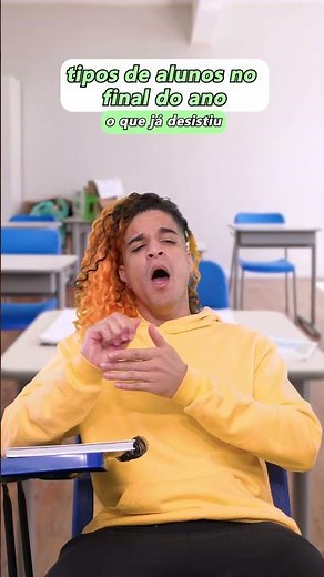 TIPOS DE ALUNOS NO FINAL DO ANO