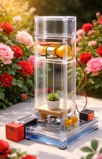 DIY mini electric elevator