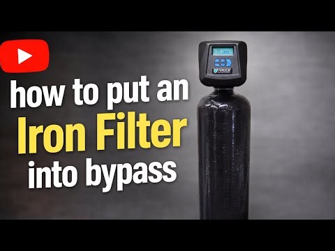 How to put an iron filter into bypass
