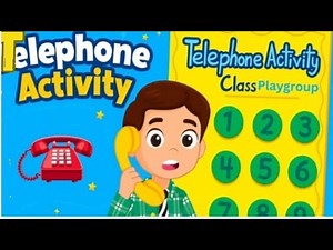 Telephone Activity for Playgroup | Fun Number Recognition for Kids | Learn Numbers 1 to 9